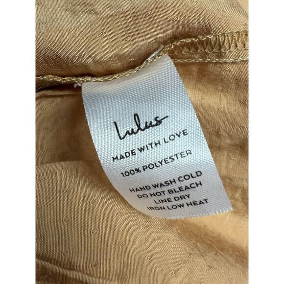 Lulus Present Moment Light Orange Bow Front Tiered Maxi Dress Small - Picture 13 of 15